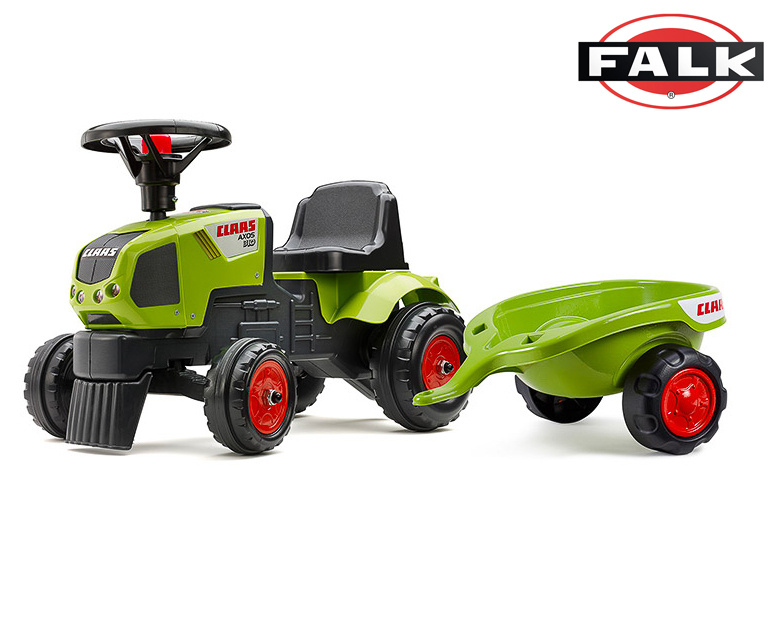 Falk 1012C Baby Claas Axos s vlečkou