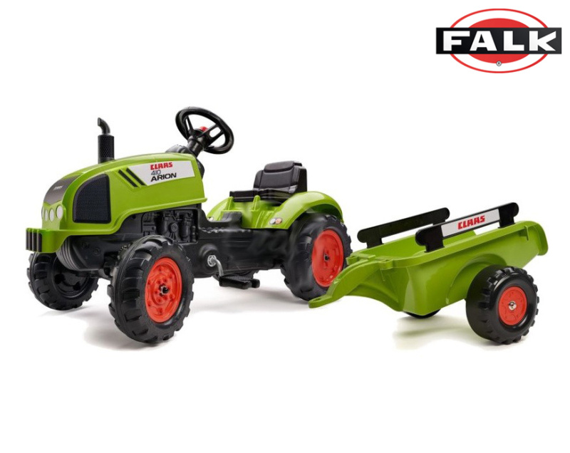 Traktor šlapací Claas Arion 410 s valníkem
