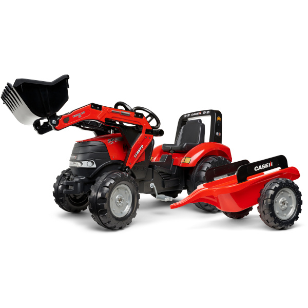 Traktor šlapací Case IH Puma 240CVX s valníkem a přední lžíc