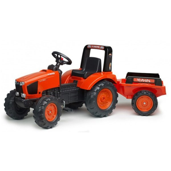 FALK Šlapací traktor Kubota 2060AB s vlečkou