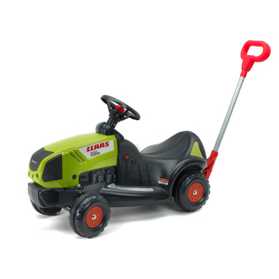 Falk Odstrkovadlo traktor Claas Axos 340 s vodící tyčí zelené
