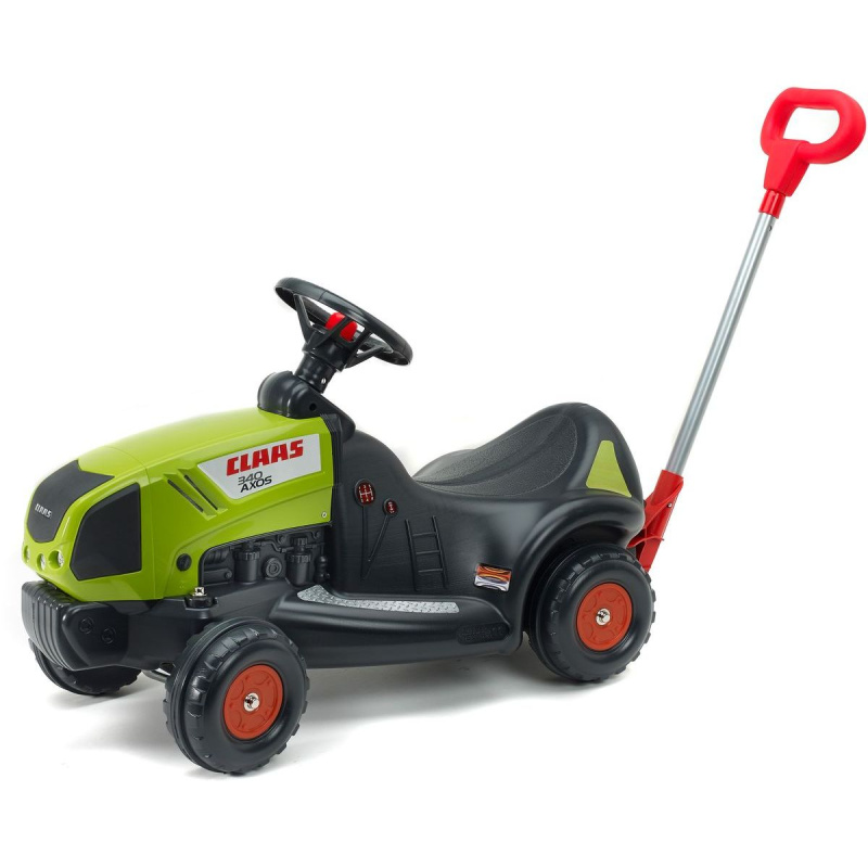 Falk Odstrkovadlo traktor Claas Axos 340 s vodící tyčí zelené