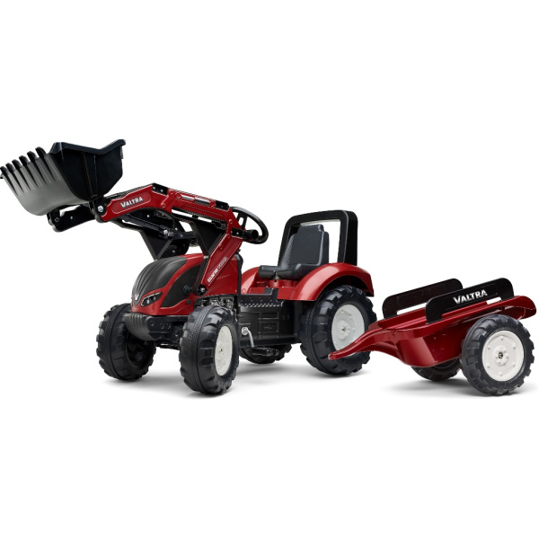Traktor šlapací Valtra 54 s přední lžící a valníkem