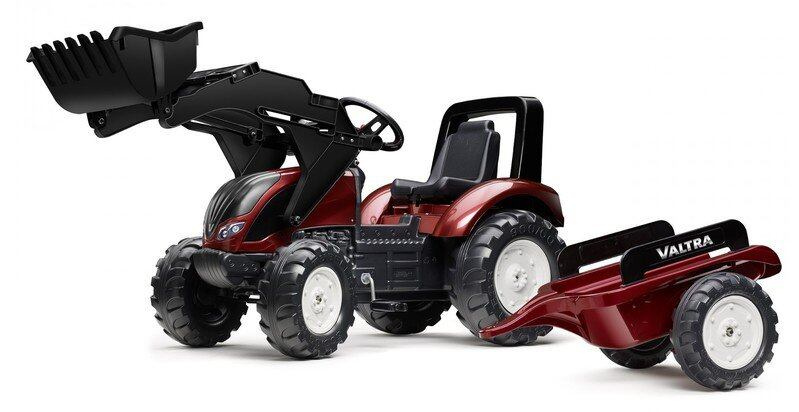 Traktor šlapací Valtra 54 s přední lžící a valníkem