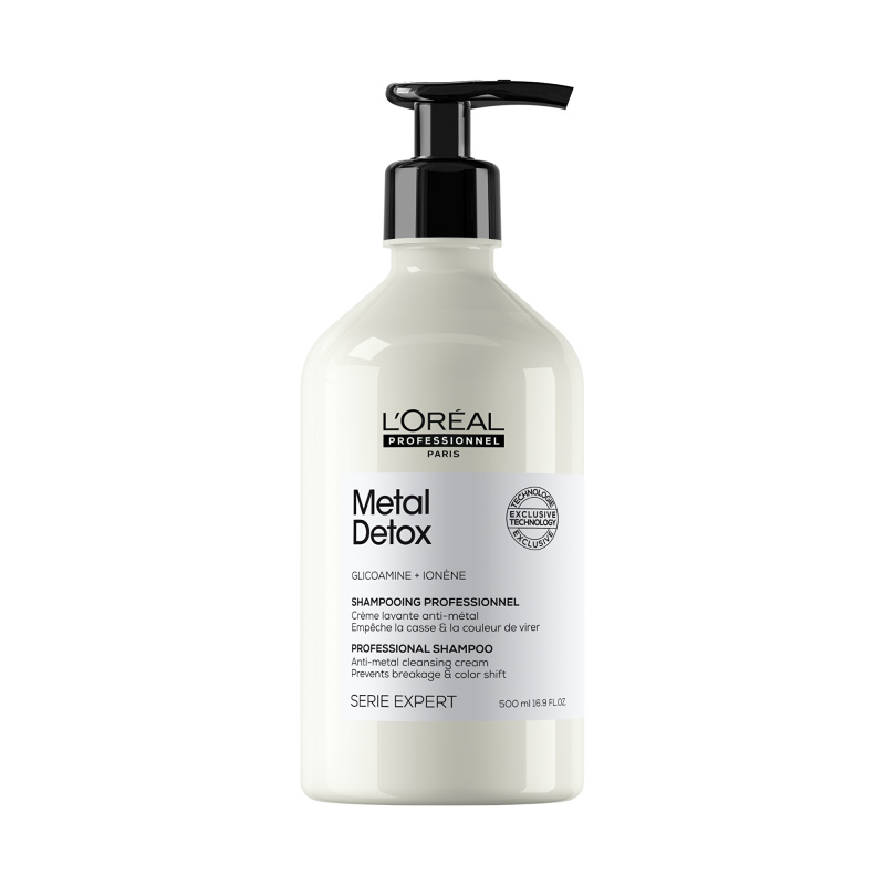L’Oréal Professionnel Serie Expert Metal Detox hloubkově čisticí šampon pro barvené a poškozené vlasy 500 ml