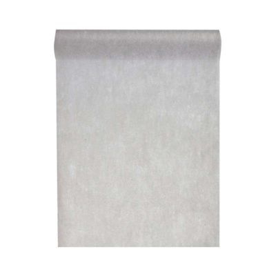 Šerpa stolová netkaná textilie šedá 30 cm × 10 m Albi