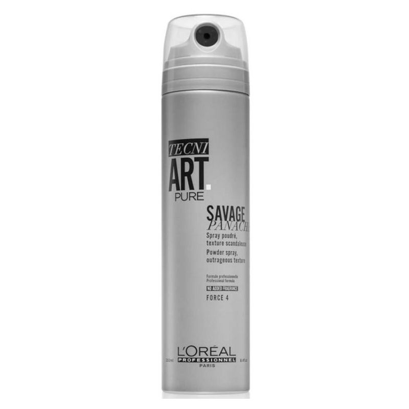 L’Oréal Professionnel Tecni.Art Savage Panache Pure texturizační pudrový sprej suchý na dotek bez parfemace 250 ml