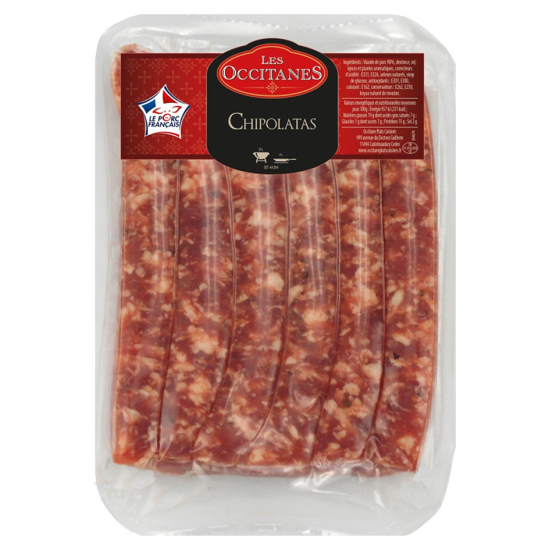 Les Occitanes Chipolatas klobásy na gril