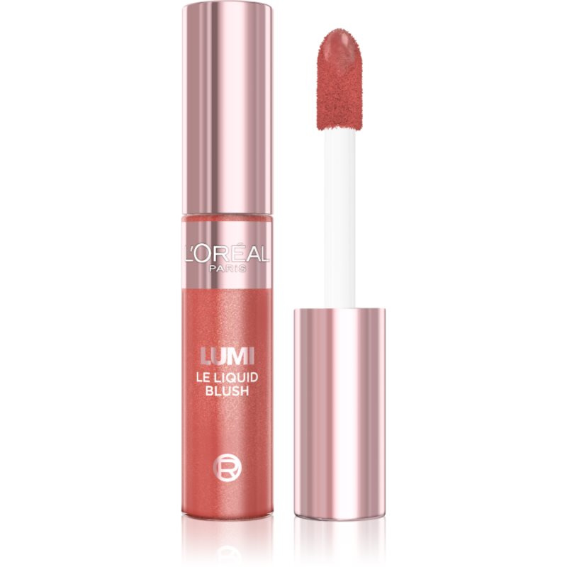 L’Oréal Paris Lumi Glowy Blush tekutá tvářenka odstín 630 True Rose 11 ml