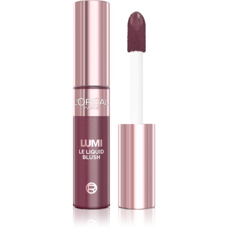 L’Oréal Paris Lumi Glowy Blush tekutá tvářenka odstín 645 Cool Berry 11 ml