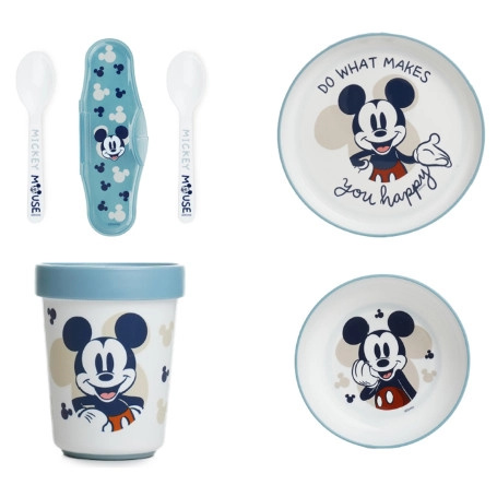 Dětská jídelní sada MICKEY, 4dílná