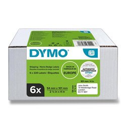 Dymo LW S0722430 - originální papírové štítky - 101 x 54 mm, 6 rolí