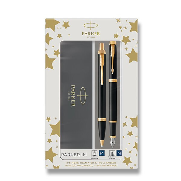 Parker IM Black GT sada plnicí pero a kuličková tužka Parker