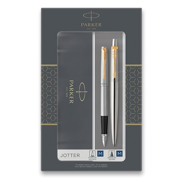 Plnicí pero Parker Jotter Stainless Steel PP + KT GT Parker