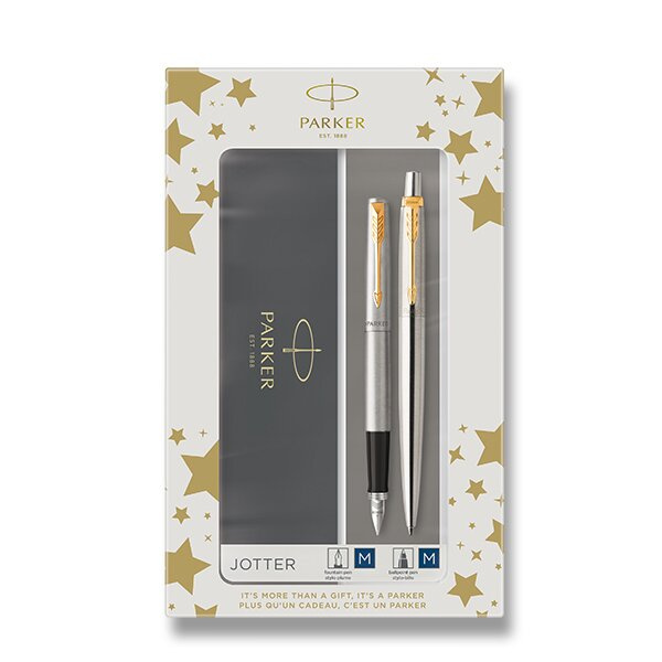 Plnicí pero Parker Jotter Stainless Steel PP + KT GT Parker