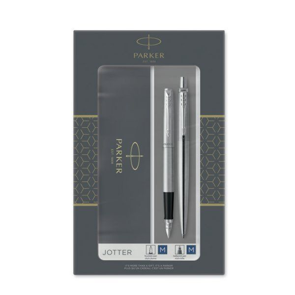 Plnicí pero Parker Jotter Stainless Steel PP + KT CT Parker
