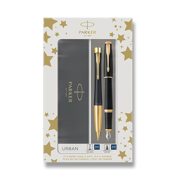 Plnicí pero Parker Urban PP + KT matt black GT Parker