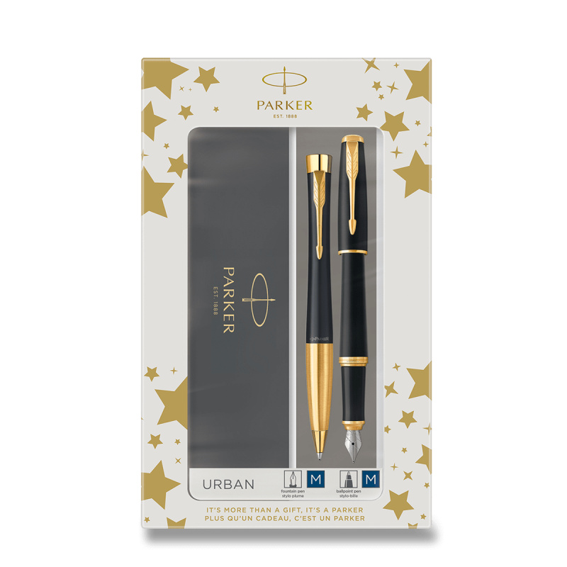 Plnicí pero Parker Urban PP + KT matt black GT Parker