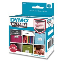 Dymo LW Durable 1976411 - originální polypropylenové štítky - multifunkční, 54 × 25 mm, 160 ks