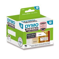 Dymo LW Durable 1933081 - originální polypropylenové štítky - na regály, 89 × 25 mm, 2 x 350 ks