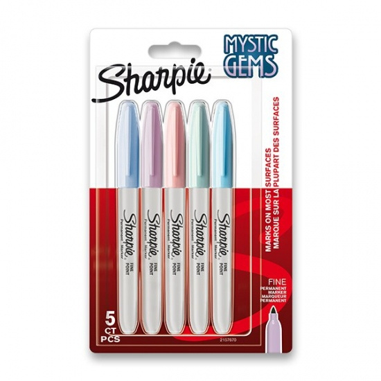 Permanentní popisovač Sharpie Fine Mystic sada 5 barev Sharpie