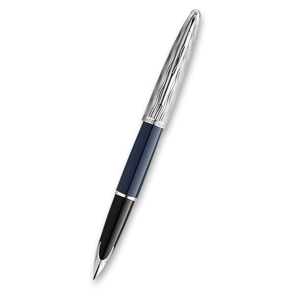 Waterman Carène Made in France DLX Blue CT - plnicí pero hrot F