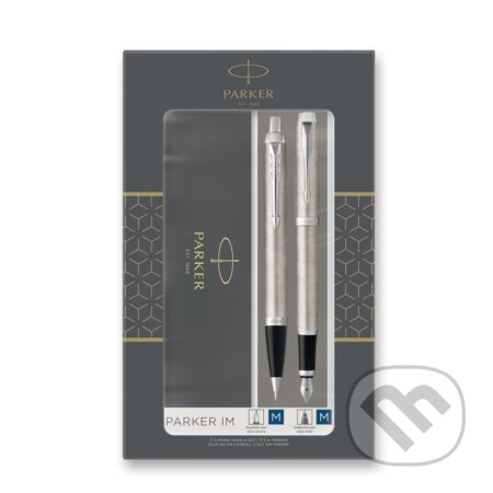 Parker IM Stainless Steel CT sada plnicí a kuličkové pero