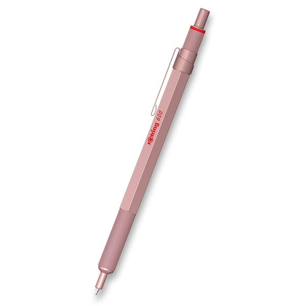 Kuličkové pero Rotring 600 výběr barev rose gold Rotring