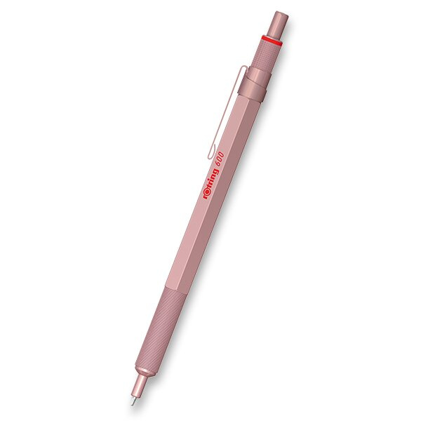 Kuličkové pero Rotring 600 výběr barev rose gold Rotring