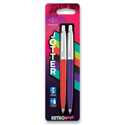 Kuličkové pero Parker Jotter Originals Retro´80s blistr, sada 2 ks Parker