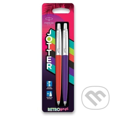 Kuličkové pero Parker Jotter Originals Retro´80s blistr, sada 2 ks Parker
