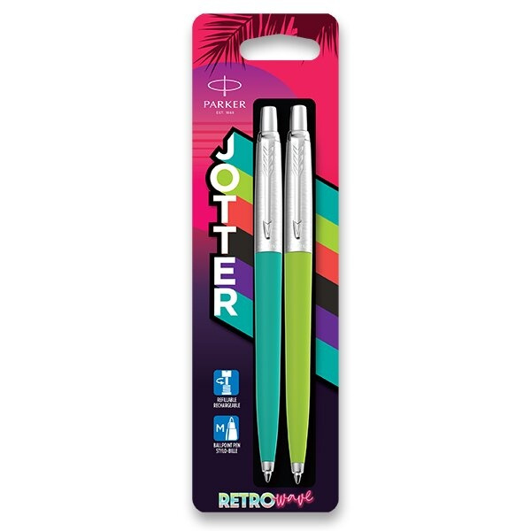 Kuličkové pero Parker Jotter Originals Retro´80s blistr, sada 2 ks Parker
