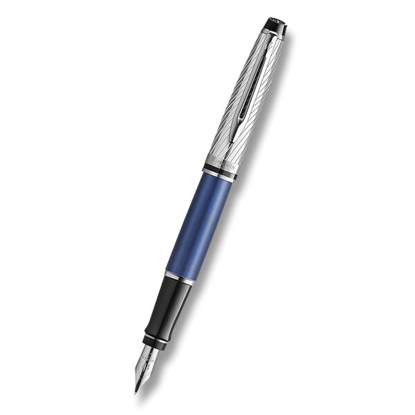 Waterman Expert Deluxe Metalic Blue CT plnicí pero hrot M Waterman