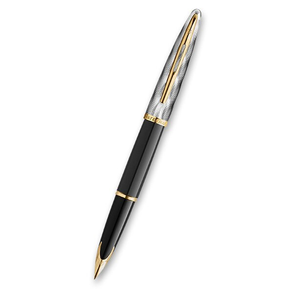 Waterman Carne Reflections of Paris SE DLX Black GT plnicí pero hrot F Waterman