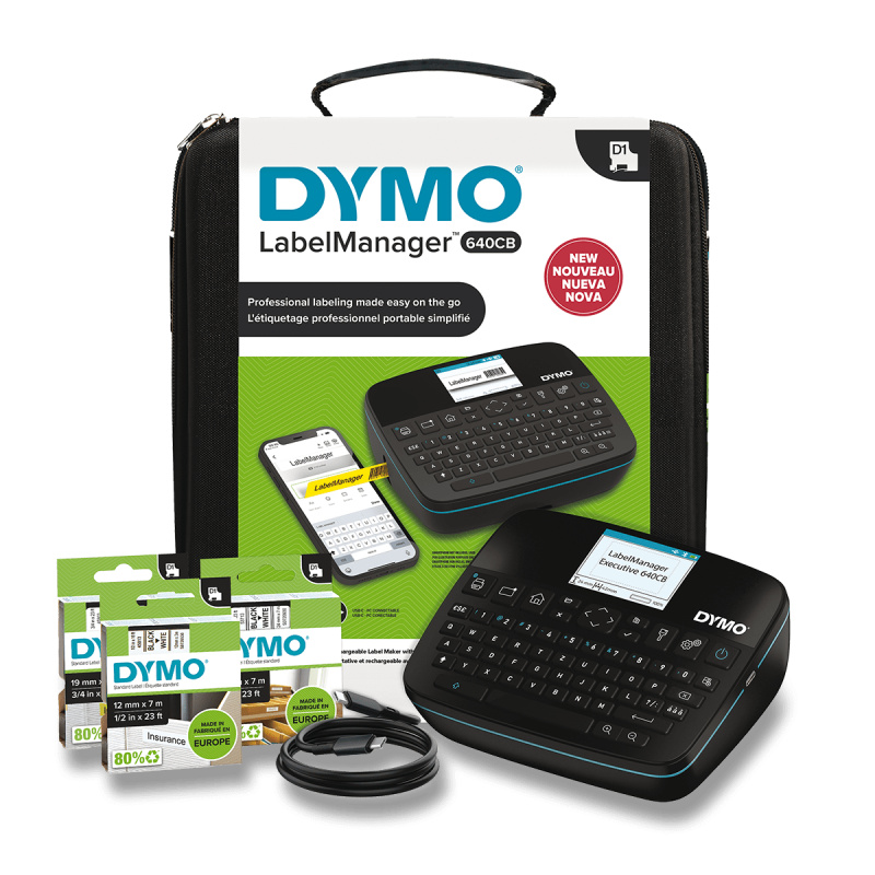 Dymo LabelManager Executive 640 CB - štítkovač - kufříková sada