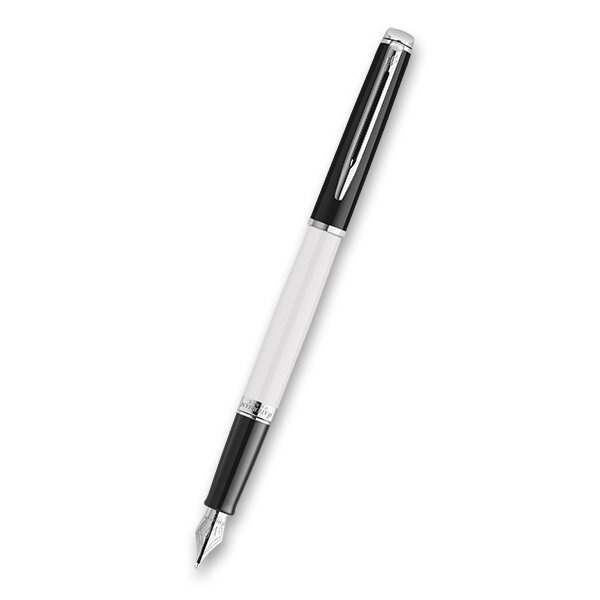Waterman Hémisphre Colour Blocking Black a White CT plnicí pero hrot F Waterman