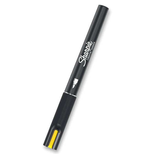 Akrylový popisovač Sharpie Acrylic Marker Brush - žlutý