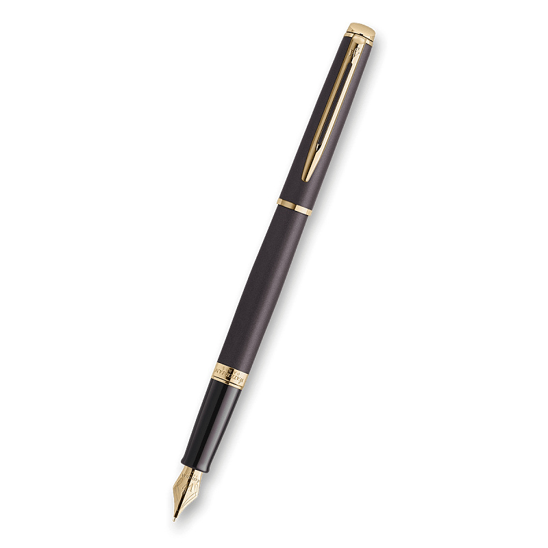 Waterman Hémisphére The Understated Edit Lava Black GT plnicí pero, výběr hrotu F Waterman