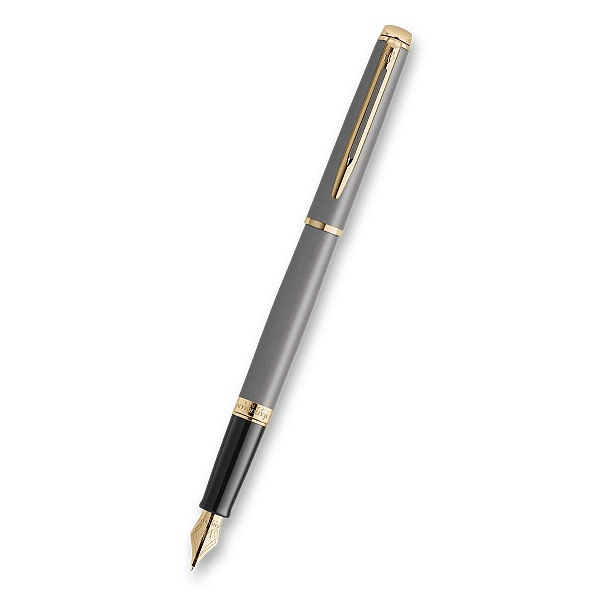 Waterman Hémisphére The Understated Edit Stone Grey GT plnicí pero, výběr hrotu M Waterman