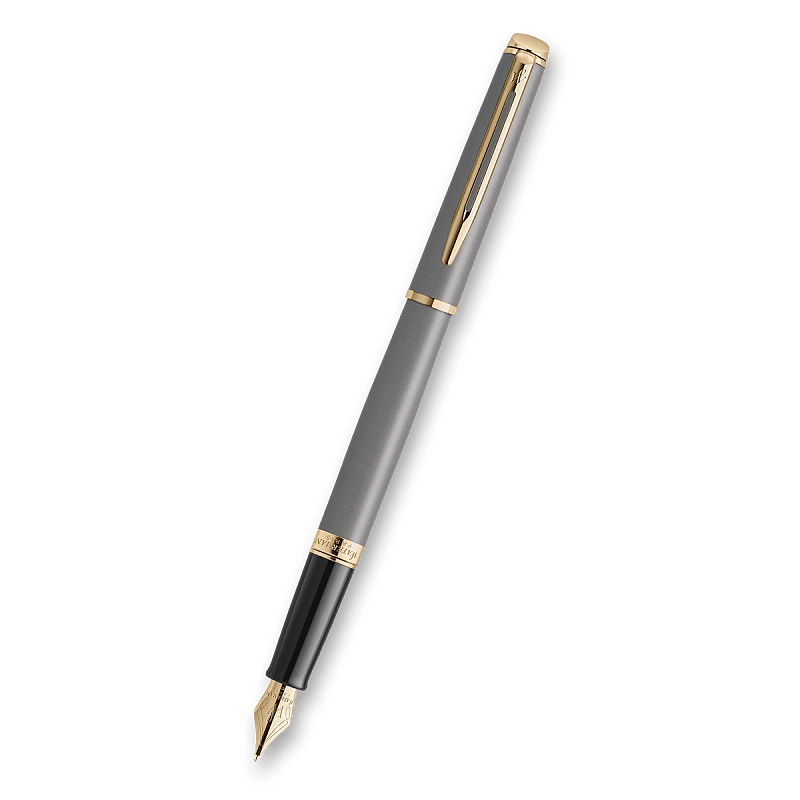 Waterman Hémisphére The Understated Edit Stone Grey GT plnicí pero, výběr hrotu M Waterman