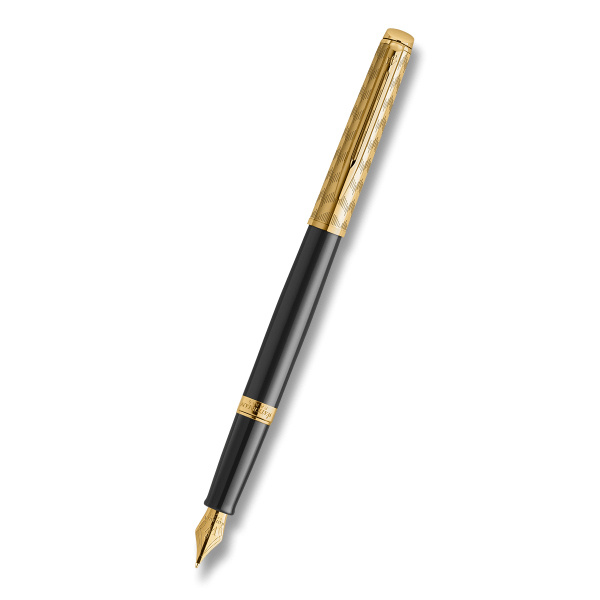 Plnicí pero Waterman Hémisphére 25 SE DLX Black GT - hrot M