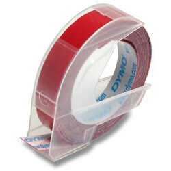 Originální pásky Dymo pro štítkovač Omega, 9 mm x 3 m červená