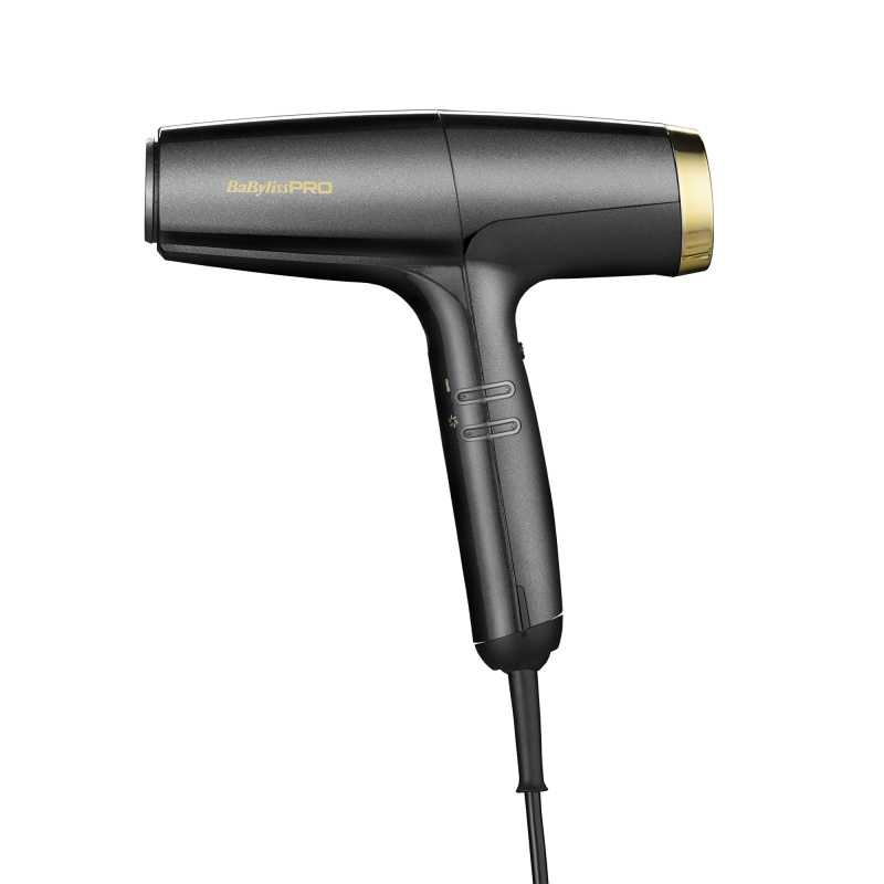BaByliss PRO Falco Hair dryer BLACK & GOLD fén na vlasy s integrovanou ionizační funkci 1 ks
