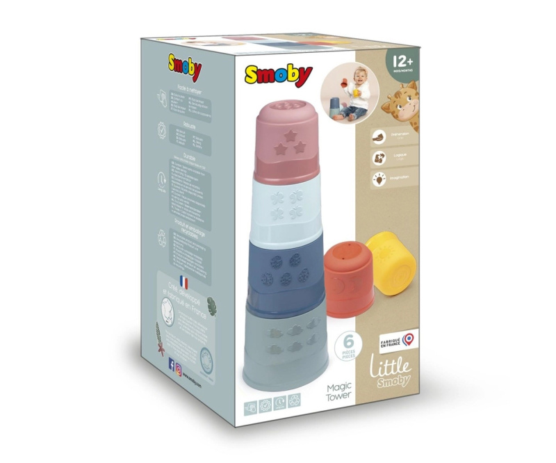 stohovací věž LITTLE SMOBY – magická pyramida pro děti