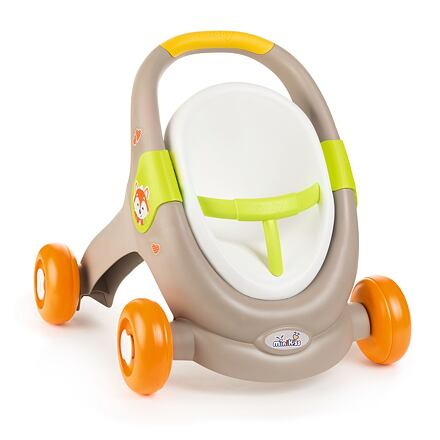 Smoby Minikiss Baby Walker 3v1, zvířátko