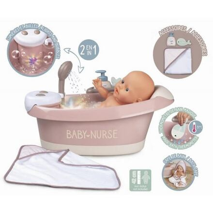 SMOBY Baby Nurse Vanička s příslušenstvím elektronická