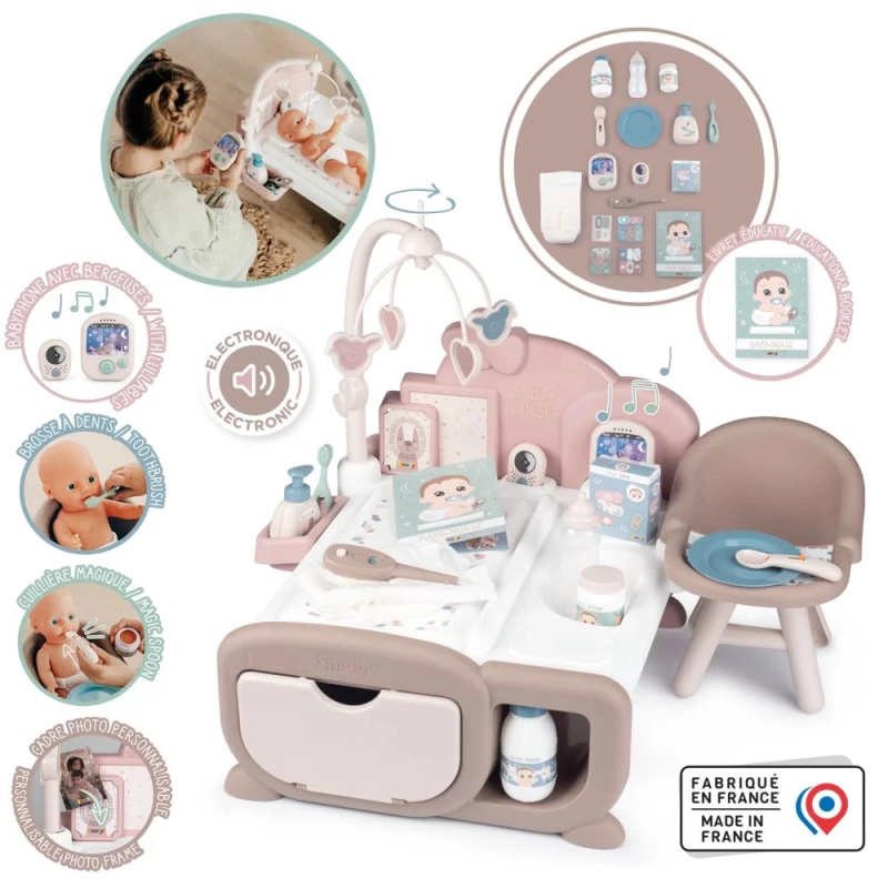Smoby Baby Nurse Cocoon Hrací centrum s panenkou
