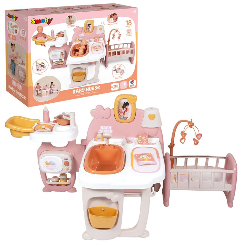 Smoby Baby Nurse Hrací centrum pro panenky