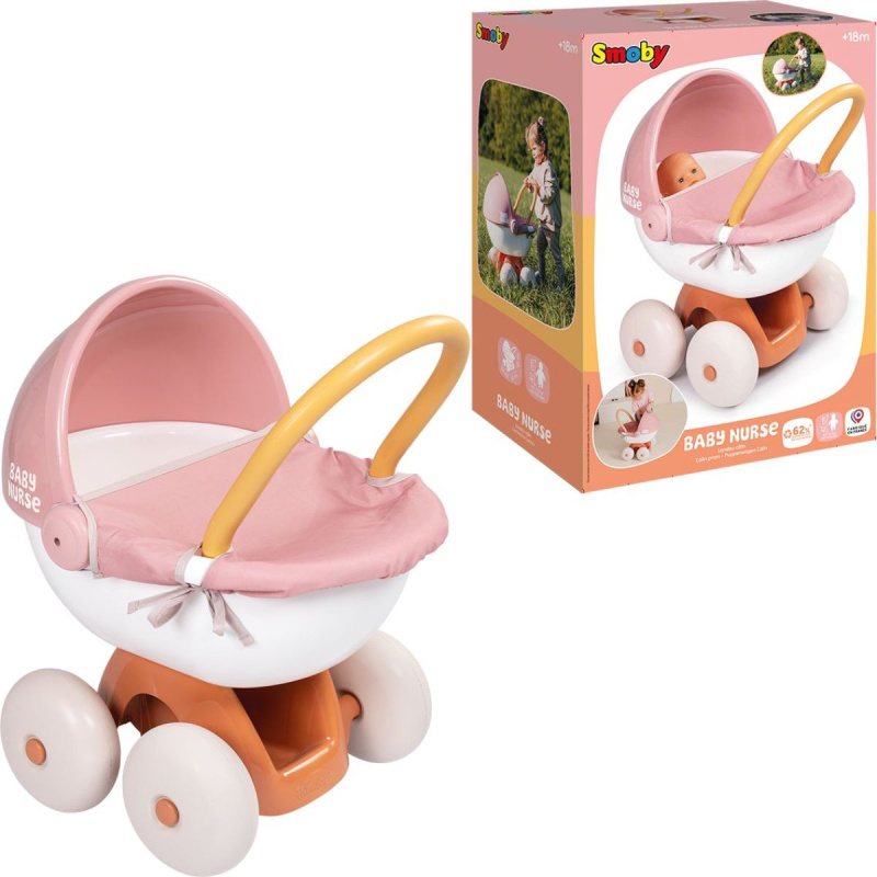 Smoby Baby Nurse Kočárek hluboký pro panenky PRAM