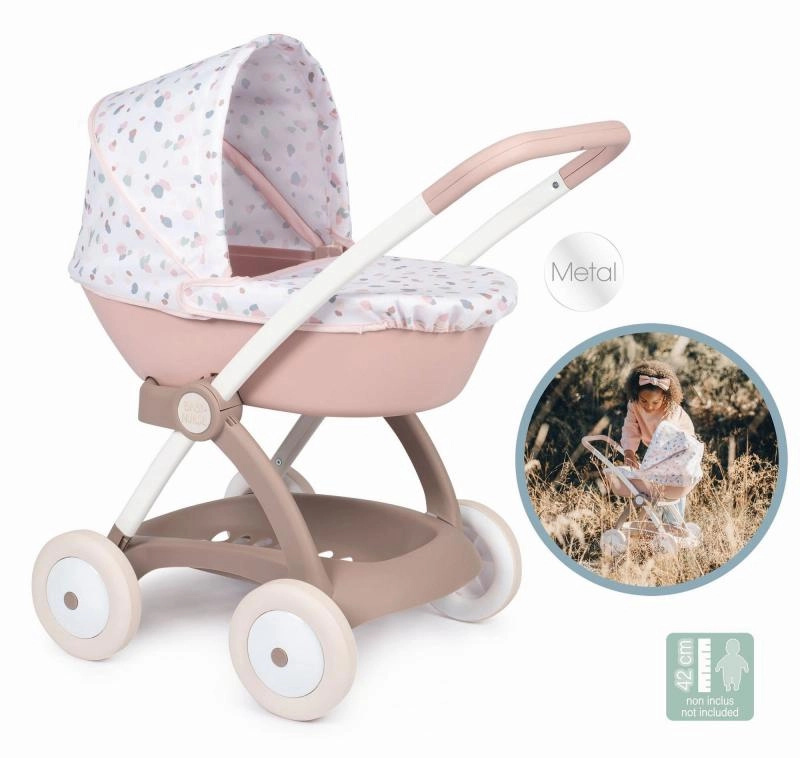 Smoby Pram Natur D'Amour Baby Nurse pre 42 cm
